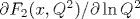 {{\partial}F_{2}(x,Q^{2})}/{{\partial}\ln Q^{2}}